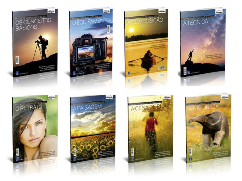 Coleção Primeiros Cliques na Fotografia - 8 Livros