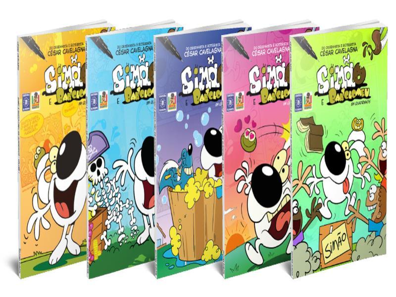 Coleção Simão e Bartolomeu em Quadrinhos (5 Livros)