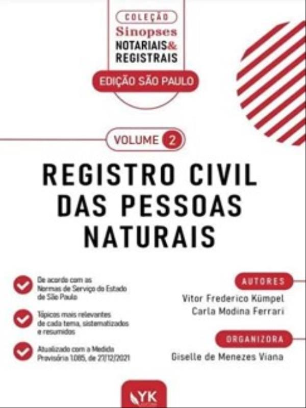 Registro Civil das Pessoas Naturais - 2022 - Vol. 2