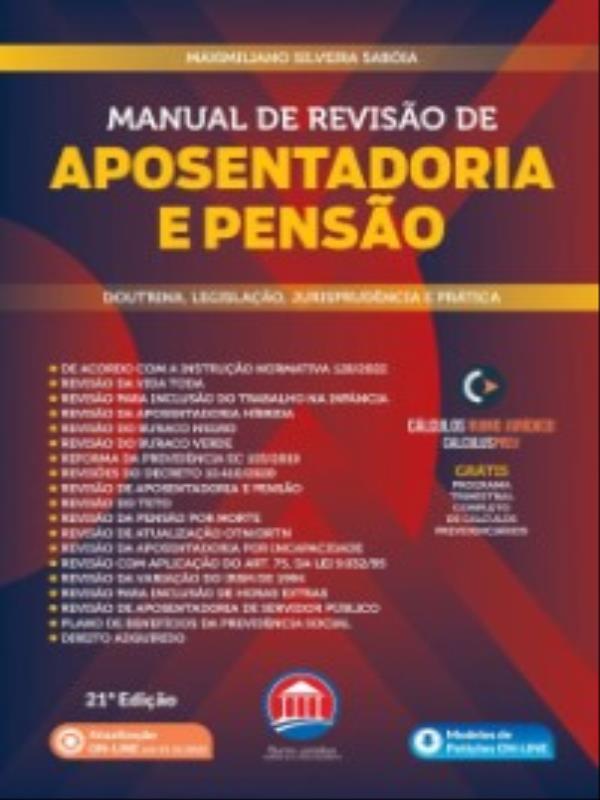 Manual de Revisão de Aposentadoria e Pensão - 2022