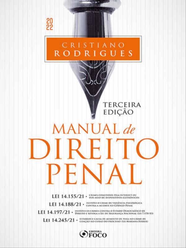Manual de Direito Penal - 3ª Ed - 2022