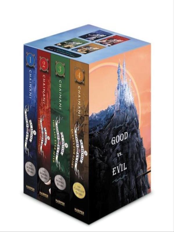 The School For Good And Evil Books 1-4 Paperback Box Set