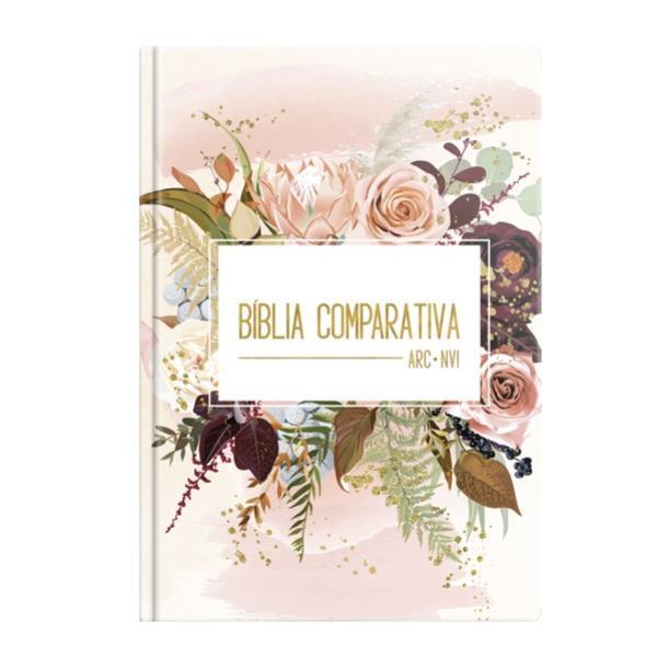 BíBlia Comparativa Extra Grande Rc - Nvi- Flor de Henna