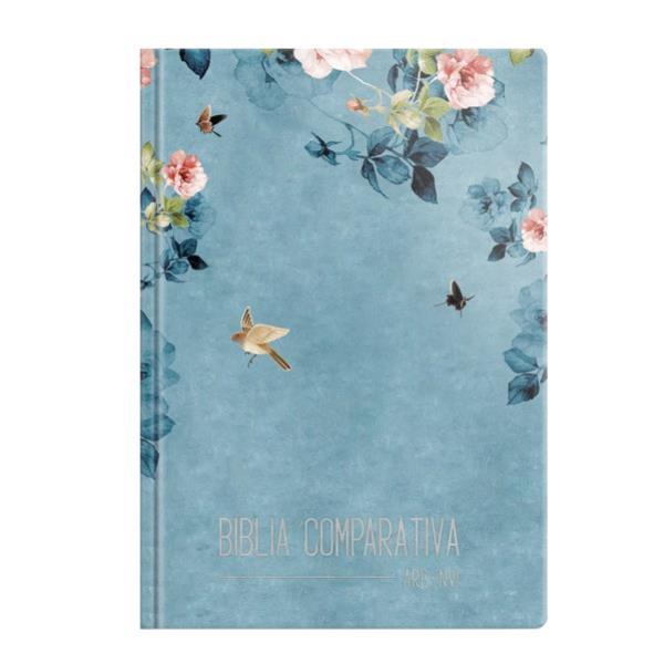 BíBlia Comparativa Extra Grande Rc - Nvi - Rosa Turquesa