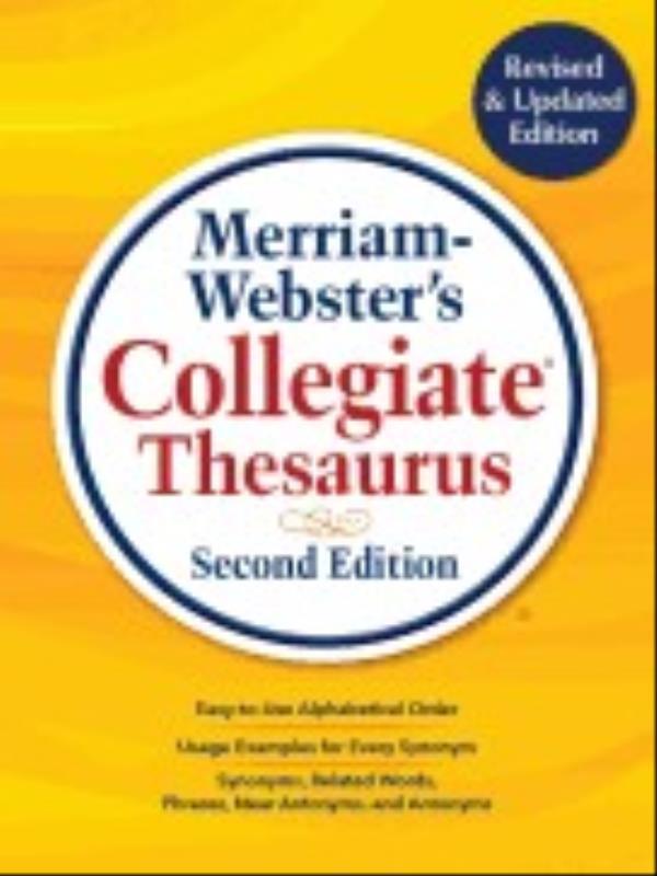 Merriam-Webster'S Collegiate Thesaurus - Second Edition
