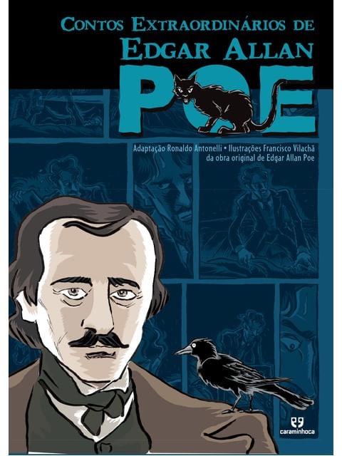 Capa de Contos ExtraordináRios de Edgar Allan Poe