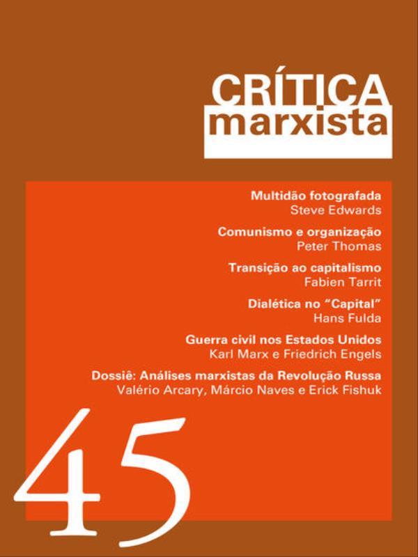 CríTica Marxista - Vol. 45 - Ano 2017