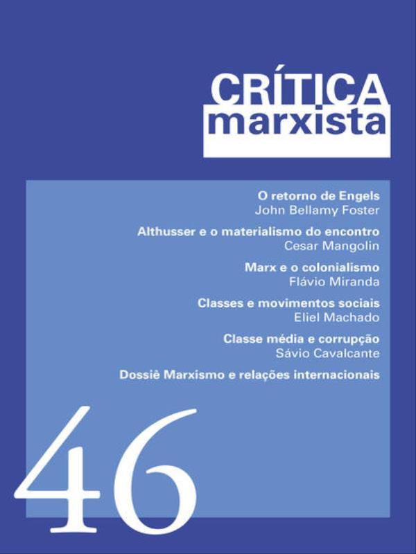 CríTica Marxista - Vol. 46 - Ano 2018