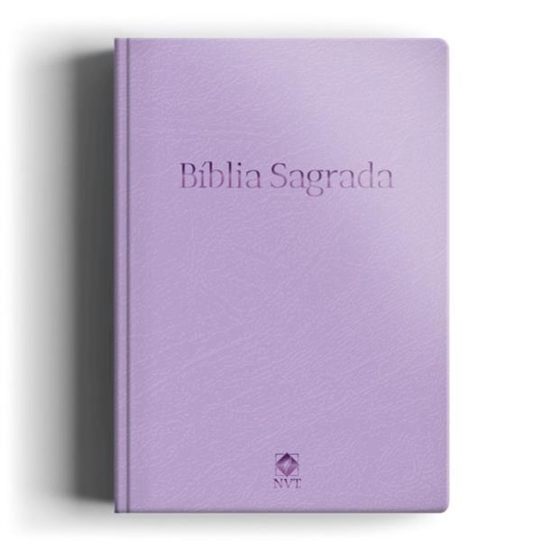 Capa de BíBlia Nvt Slim Luxo Especial Roxa