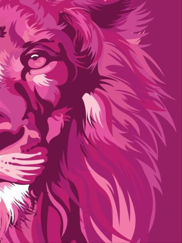 BíBlia Nvt Lion Colors Pink Pop - Letra Normal