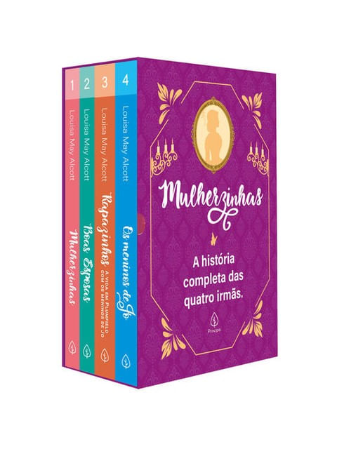 Box Mulherzinhas: a HistóRia Completa com 4 Livros, Bloco de AnotaçõEs e Marcador de PáGina
