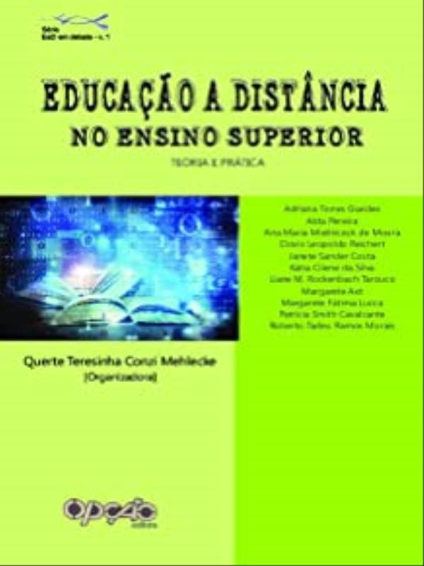 Capa do livro Educação a DistâNcia no Ensino Superior - Vol. 1