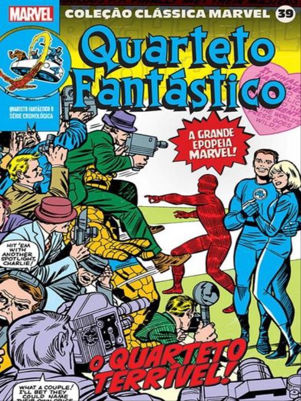 Capa de Coleção CláSsica Marvel Vol. 39 - Quarteto FantáStico Vol. 8