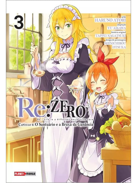 Re:Zero CapíTulo 4: o SantuáRio e a Bruxa da GanâNcia Vol. 3