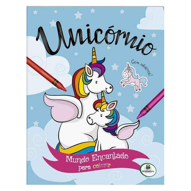 Mundo Encantado para Colorir: UnicóRnio