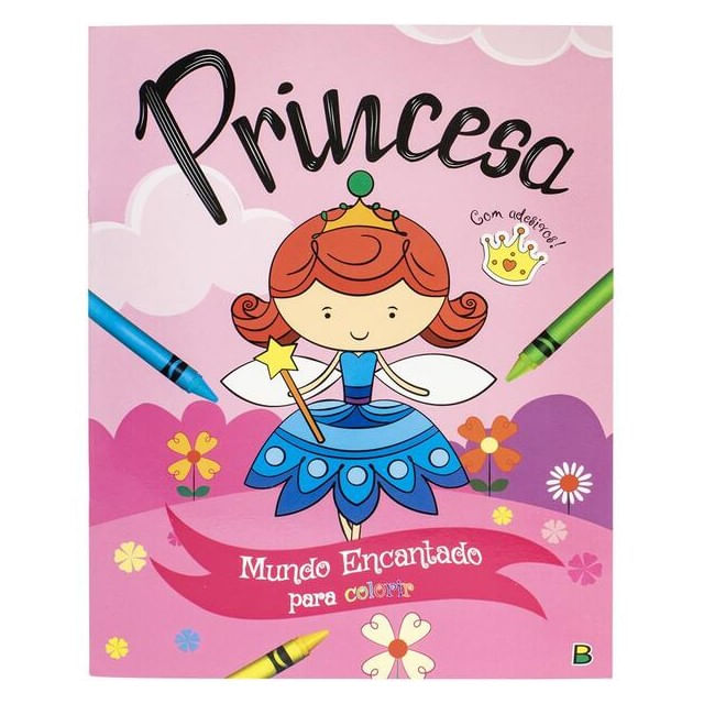 Mundo Encantado para Colorir: Princesa