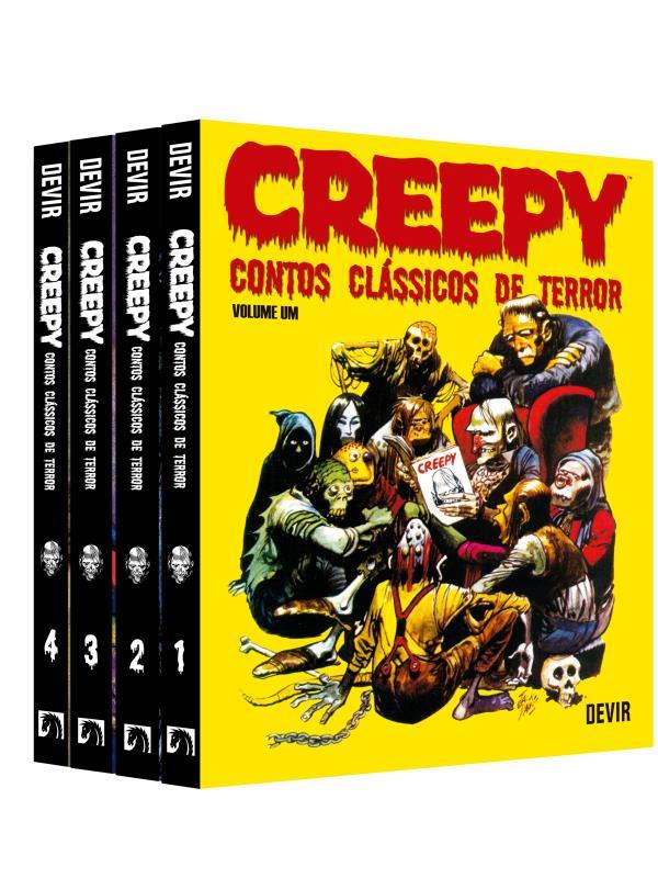Pack Creepy – Contos CláSsicos do Terror: Vol. 1 a 4