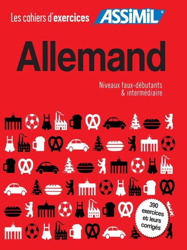 Allemand Faux-DéButants & InterméDiaire - Coffret de 2 Cahiers