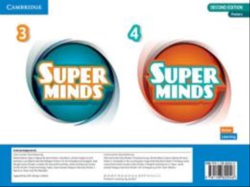 Super Minds 3 And 4 - Poster Pack - British English - Second Edition