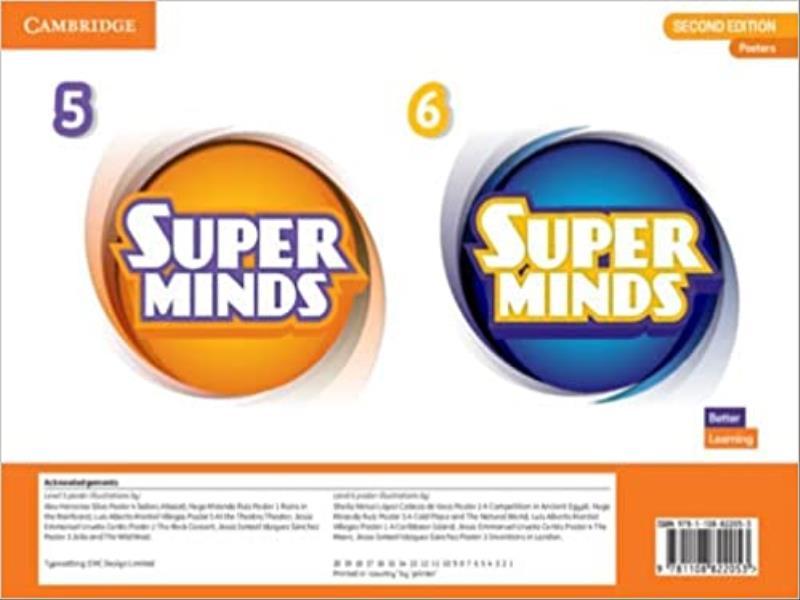 Super Minds 5 And 6 - Poster Pack - British English - Second Edition