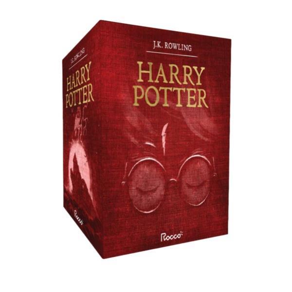 Box Harry Potter Premium Vermelho (7 Livros em Capa Dura)