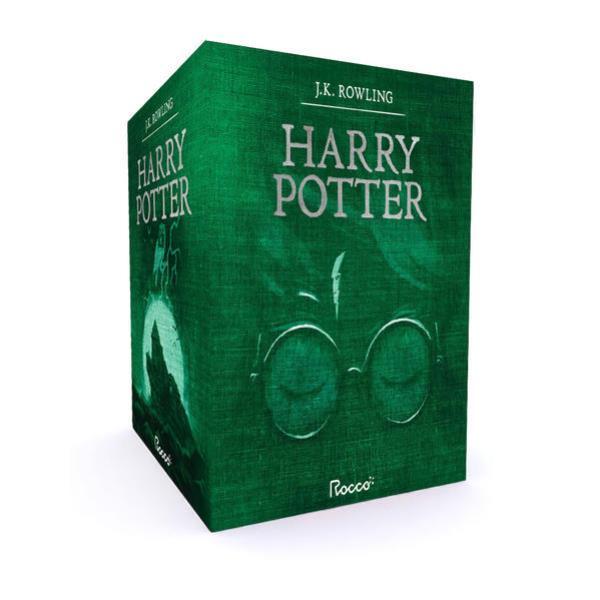 Box Harry Potter Premium Verde (7 Livros em Capa Dura)