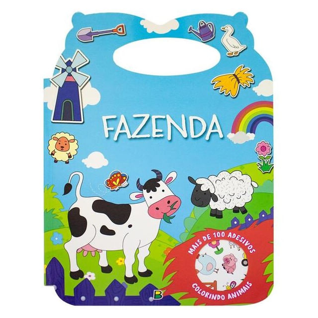 Colorindo Animais - um Livro com Alça: Fazenda