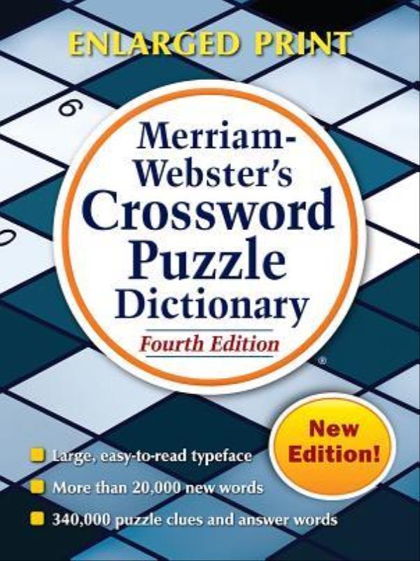 Merriam-Webster'S Crossword Puzzle Dictionary