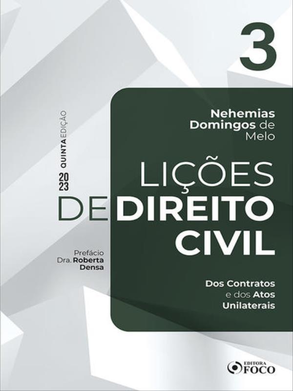 LiçõEs de Direito Civil - Volume 3 - 5ª Ed - 2023