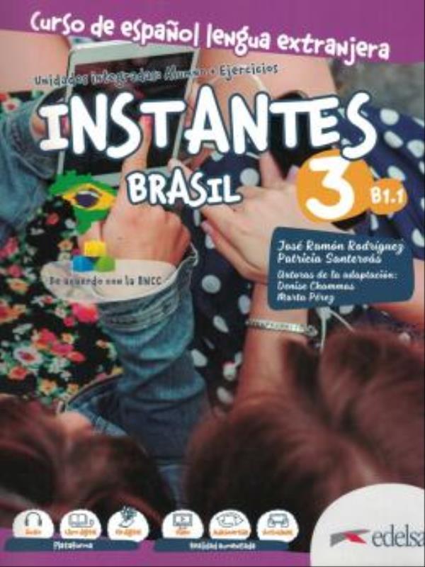 Instantes Brasil 3 B1.1 - Libro Del Alumno + Cuaderno de Ejercicios + Libro Digital