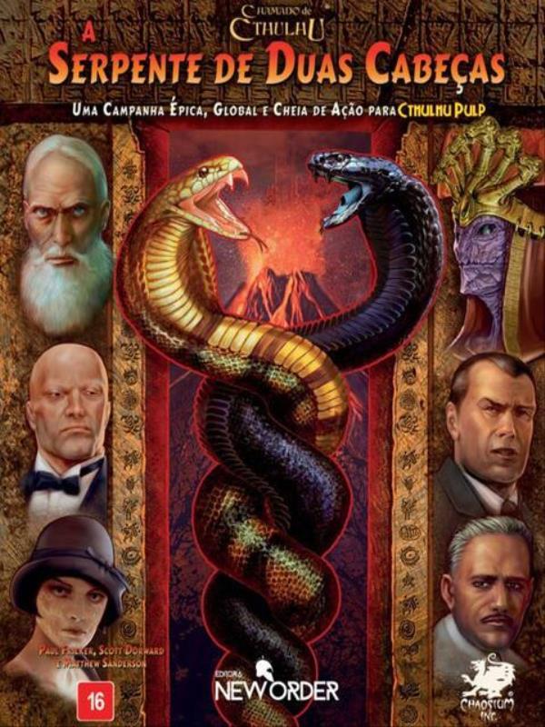 Capa do livro A Serpente de Duas Cabeças de Paul | Dorward Scott | Sanderson Matthew Fricker