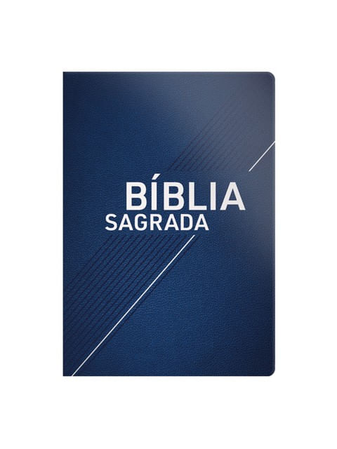 Capa de BíBlia Nvi Grande Luxo Azul