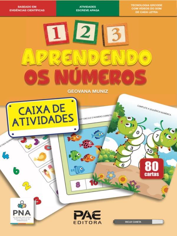 123 Aprendendo os NúMeros - Caixa de Atividades