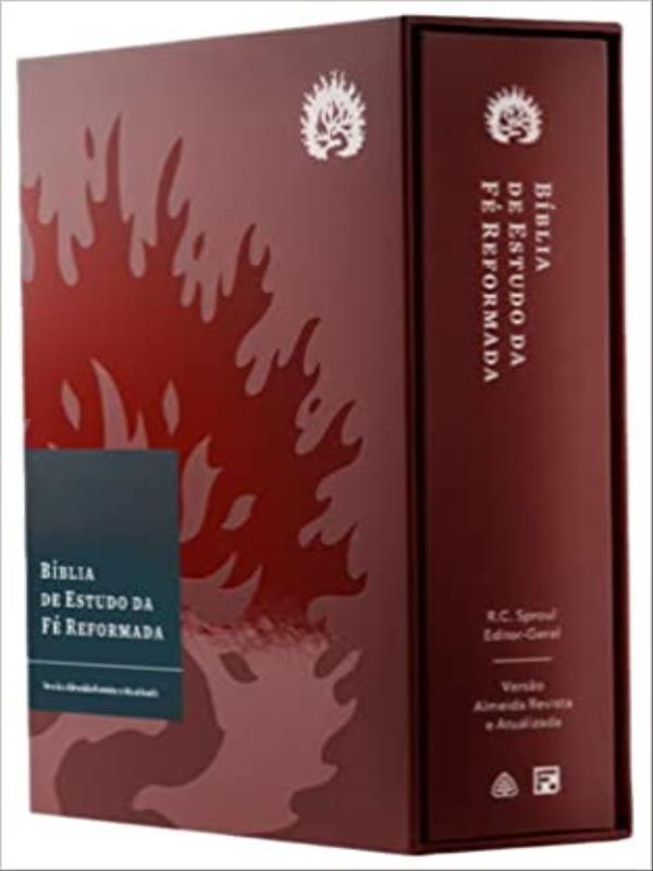 BíBlia de Estudo da Fé Reformada com ConcordâNcia - Capa Dura e Estojo