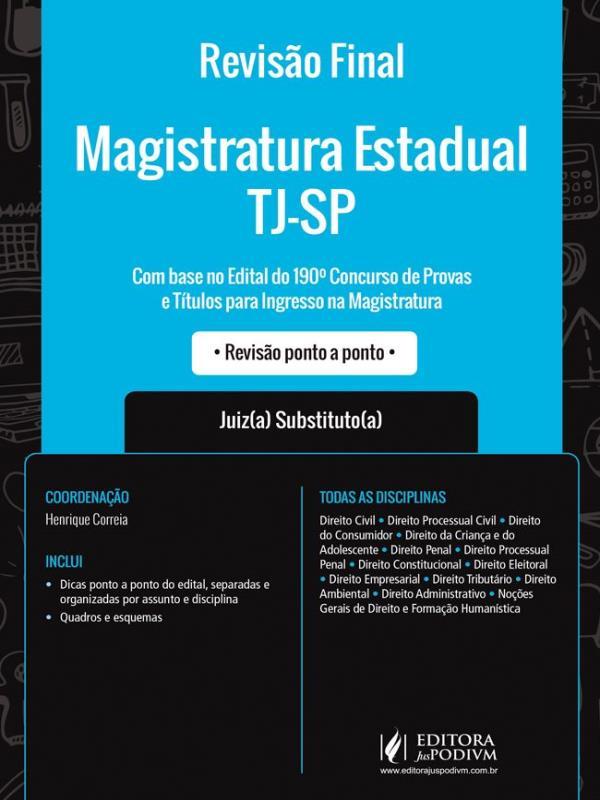 Magistratura Estadual - Tjsp - Revisão Final - 2023