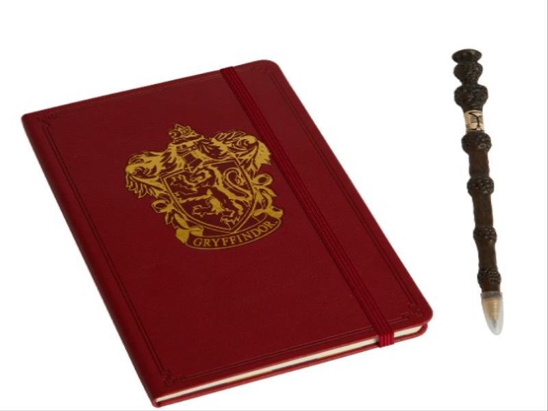 Harry Potter - Gryffindor Hardcover Journal And Elder Wand Pen Set