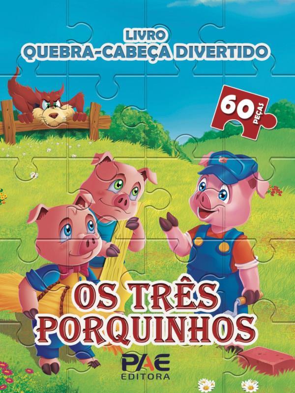 Livro Quebra-Cabeça Divertido - os Tres Porquinhos