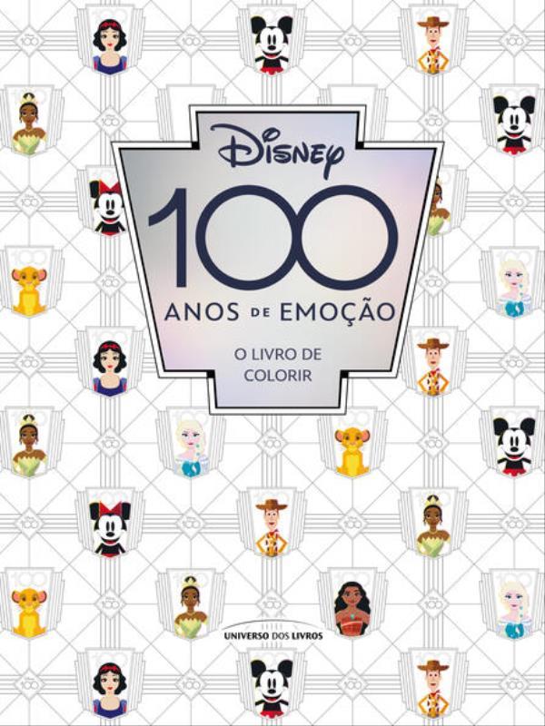 Disney 100 Anos de Emoção – o Livro de Colorir