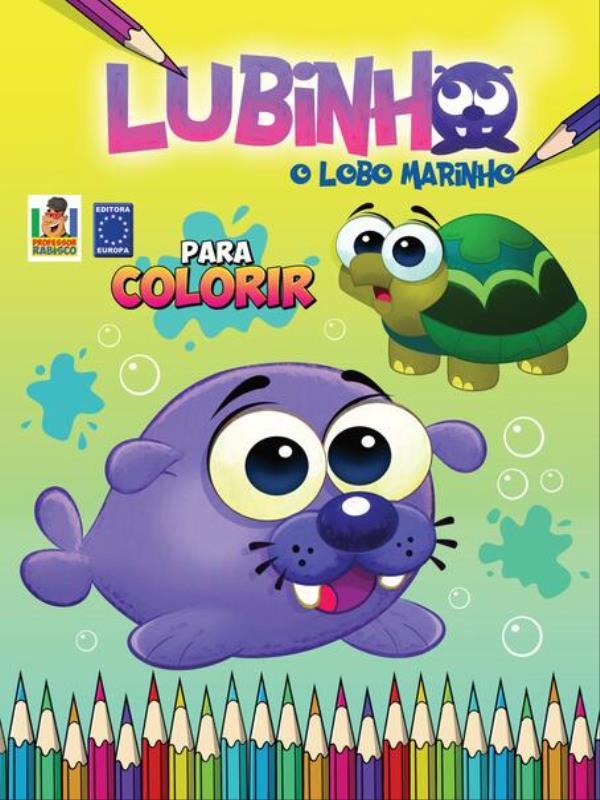 Lubinho, o Lobo Marinho - Livro para Colorir