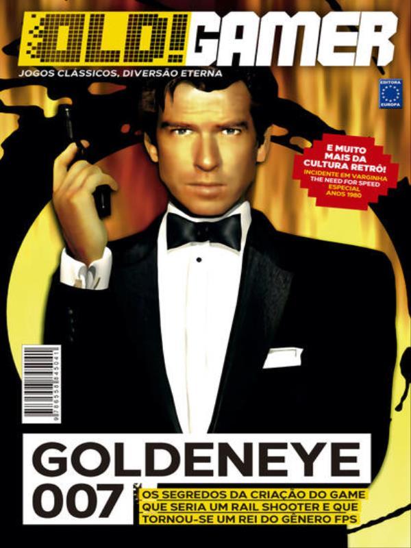 Capa do livro Bookzine Old!Gamer - Volume 16: Goldeneye 007 de Editora Europa