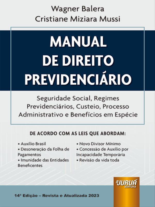 Manual de Direito PrevidenciáRio - 2023