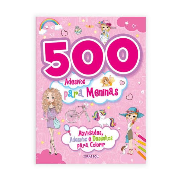 500 Adesivos para Meninas - Rosa
