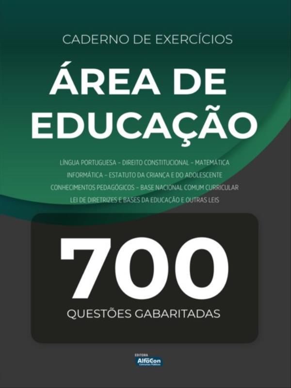 Caderno de ExercíCios áRea da Educação
