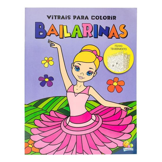 Vitrais para Colorir: Bailarinas