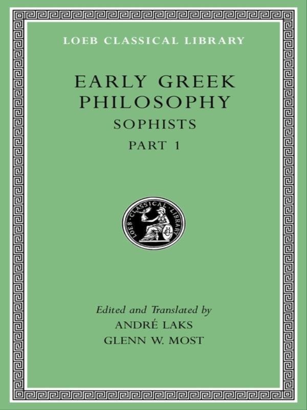 Early Greek Philosophy - Vol. Viii