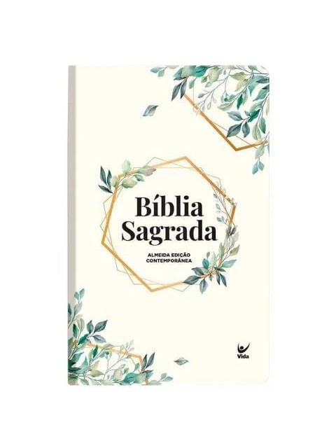 BíBlia Aec - Capa Semiluxo Folhagem