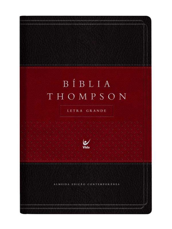BíBlia Thompson - Aec - Letra Grande - Capa Vinho e Preta