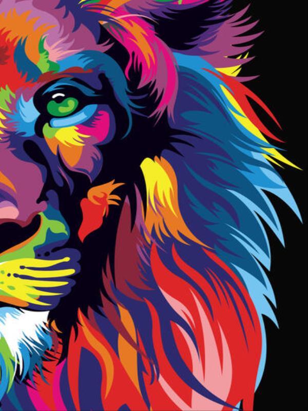 BíBlia Arc 860 Lion Colors - Letra Normal