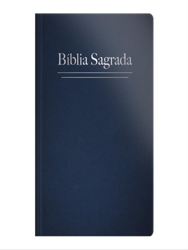 BíBlia Rc Letra Grande Semi Luxo Azul