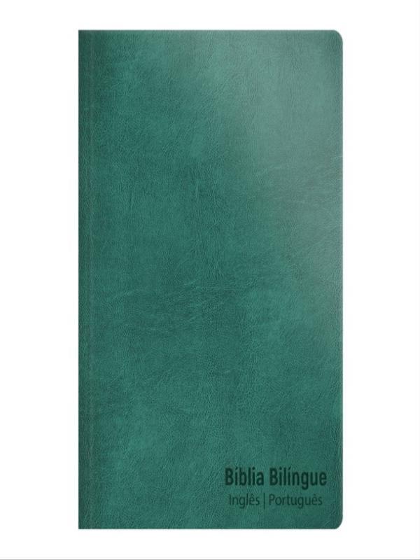 BíBlia Nvt BilíNgue - Luxo - Esmeralda
